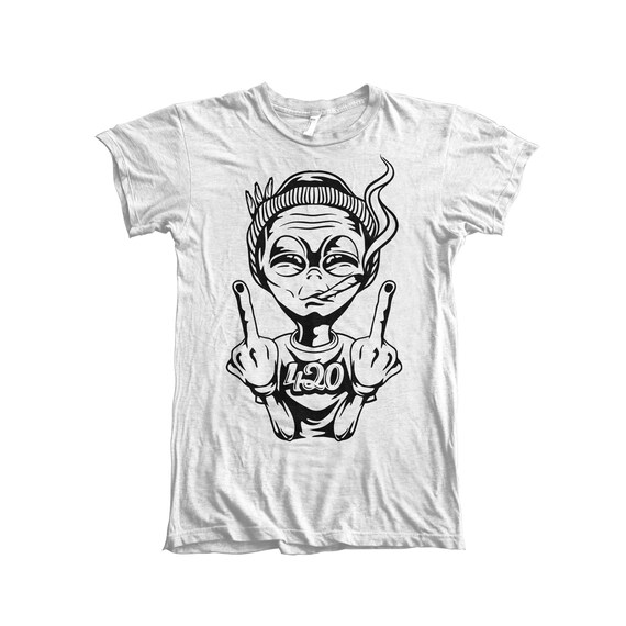 Rasta Alien Smoking Joint Svg /stoned Alien Svg /420