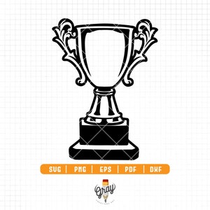 Trophy svg, champion svg, Awards svg ,winner svg, cricut,silhouette, trophy clip art, eps pdf dxf png