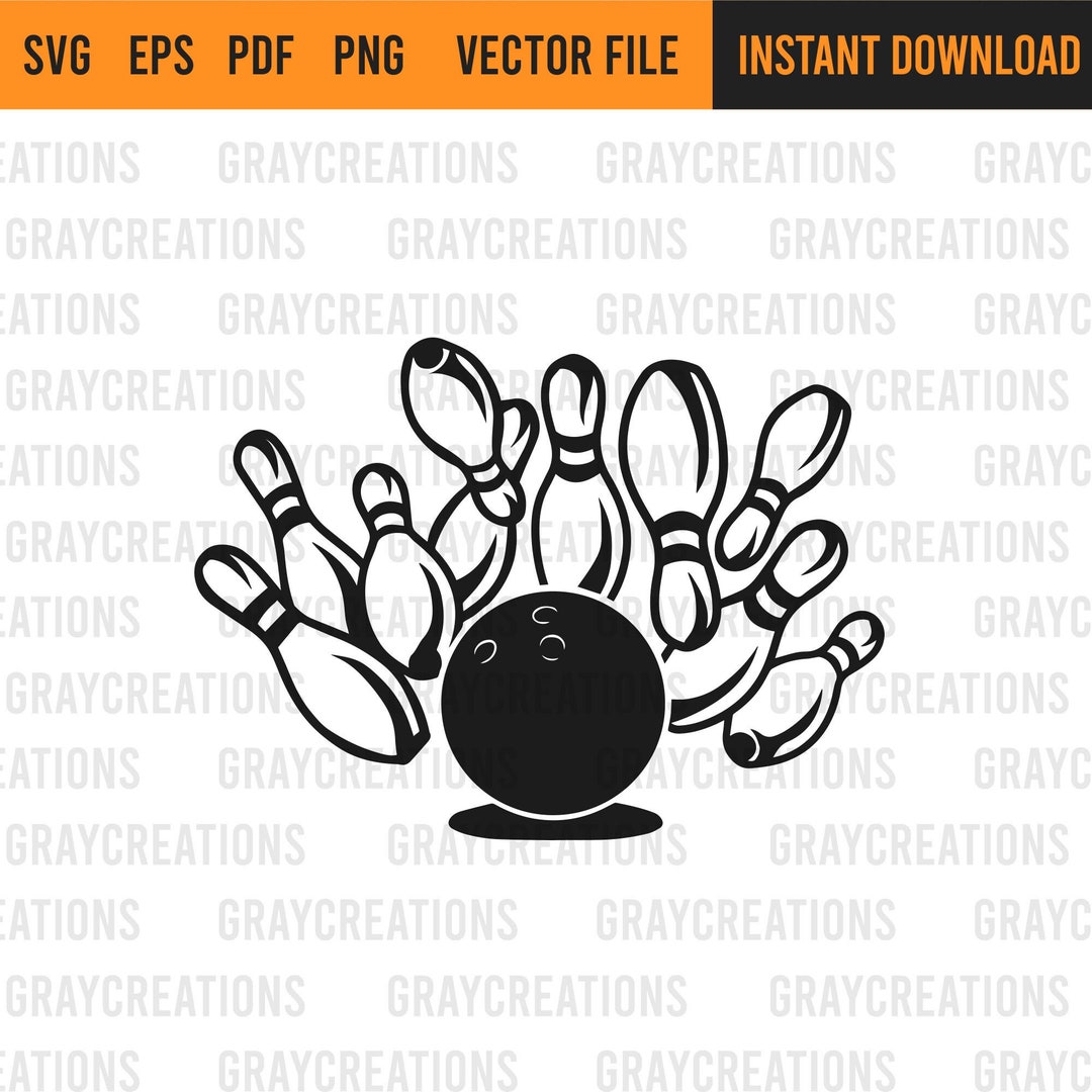 Bowling Svg Bowling Clipart Bowling Png Bowling Shirt SVG Bowling Files