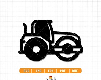 Camion SVG, trattori PNG, camion da costruzione, bulldozer, terna, escavatore, clipart, stampabile, arte murale, DXF, camionista, gru, autocarri con cassone ribaltabile