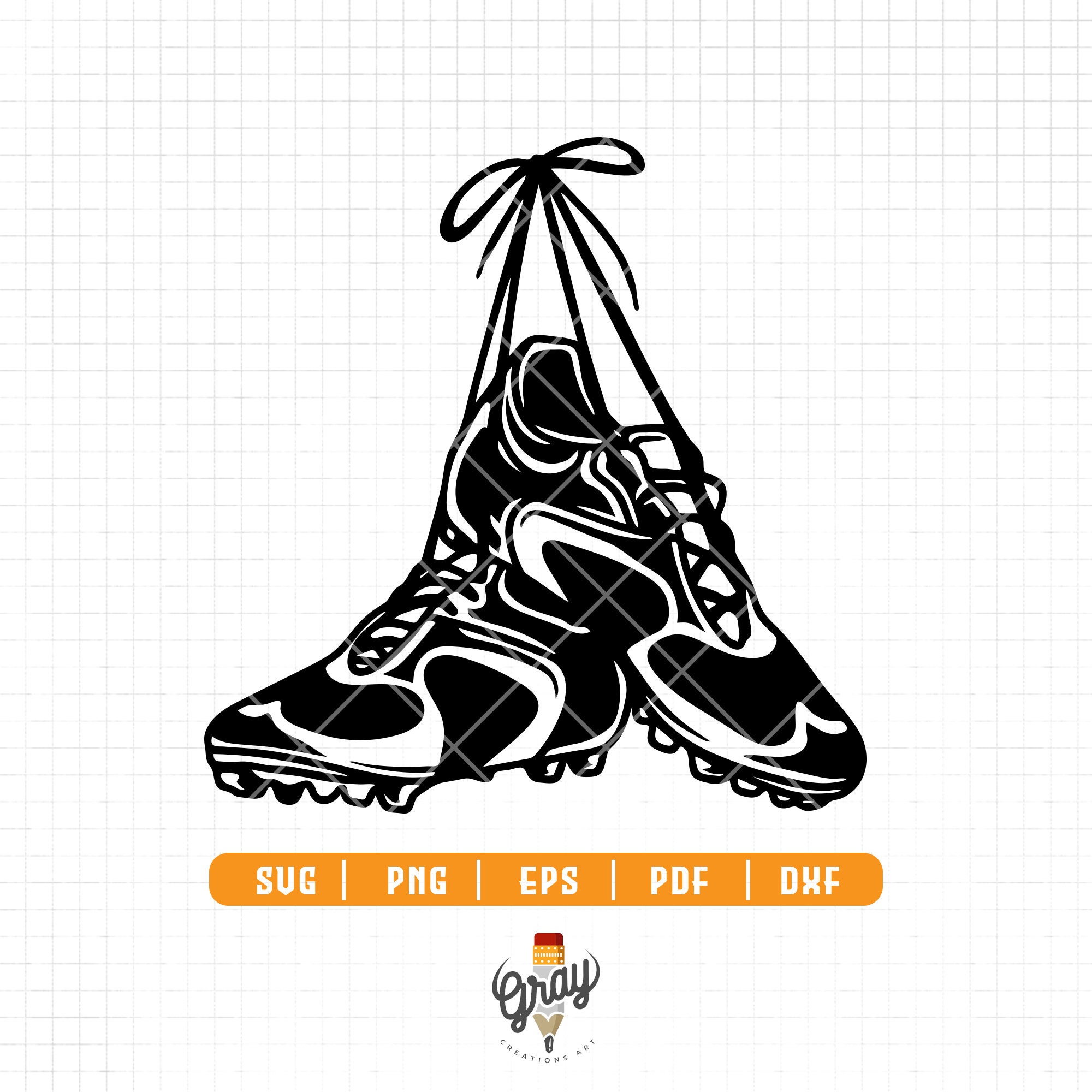 Soccer Shoes Svg Football Shoes Svg Hanging Shoes Svg Etsy