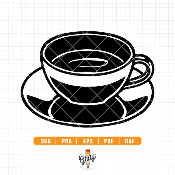 tea cup svg ,tea svg , tea cup clip art ,cricult,silhouette, tea cup design ,tea cup vector ,png pdf eps dxf