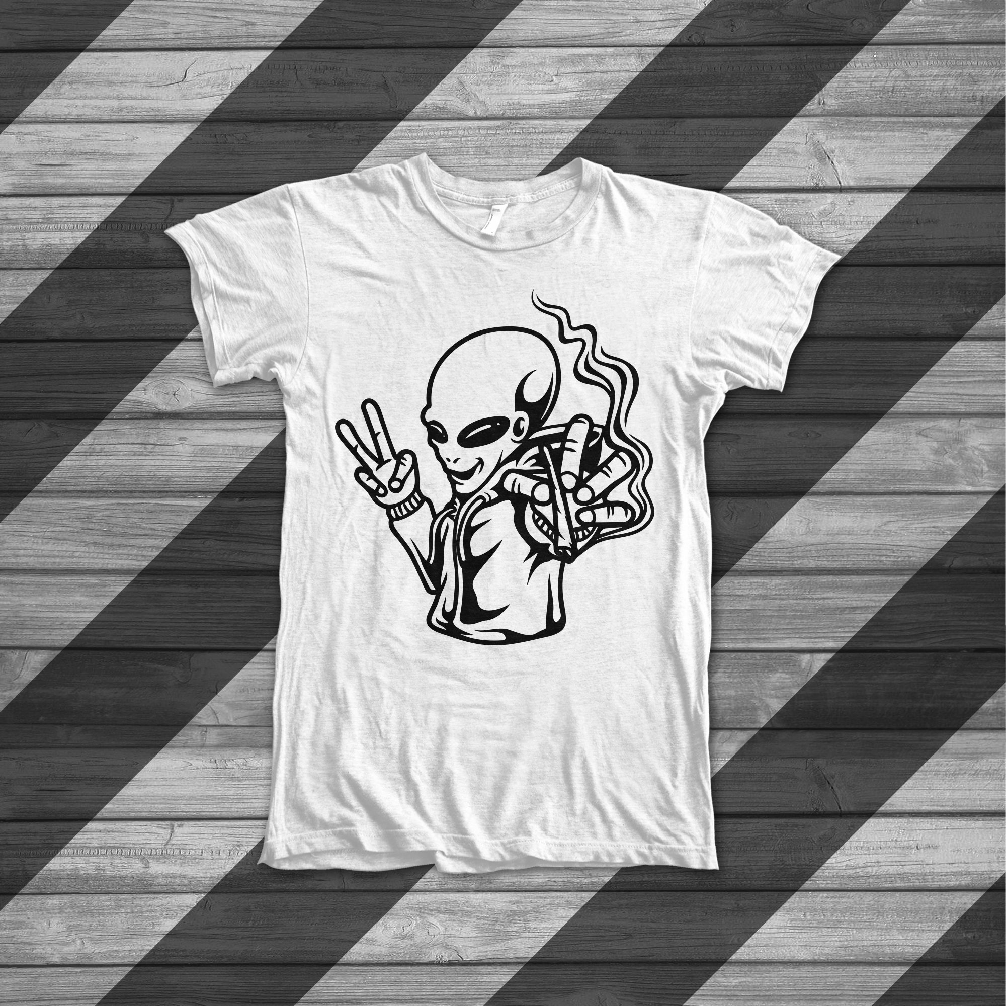 Smoking Alien Svg , Alien Smoking ,smoking Joints , Cricut, Silhouette ...