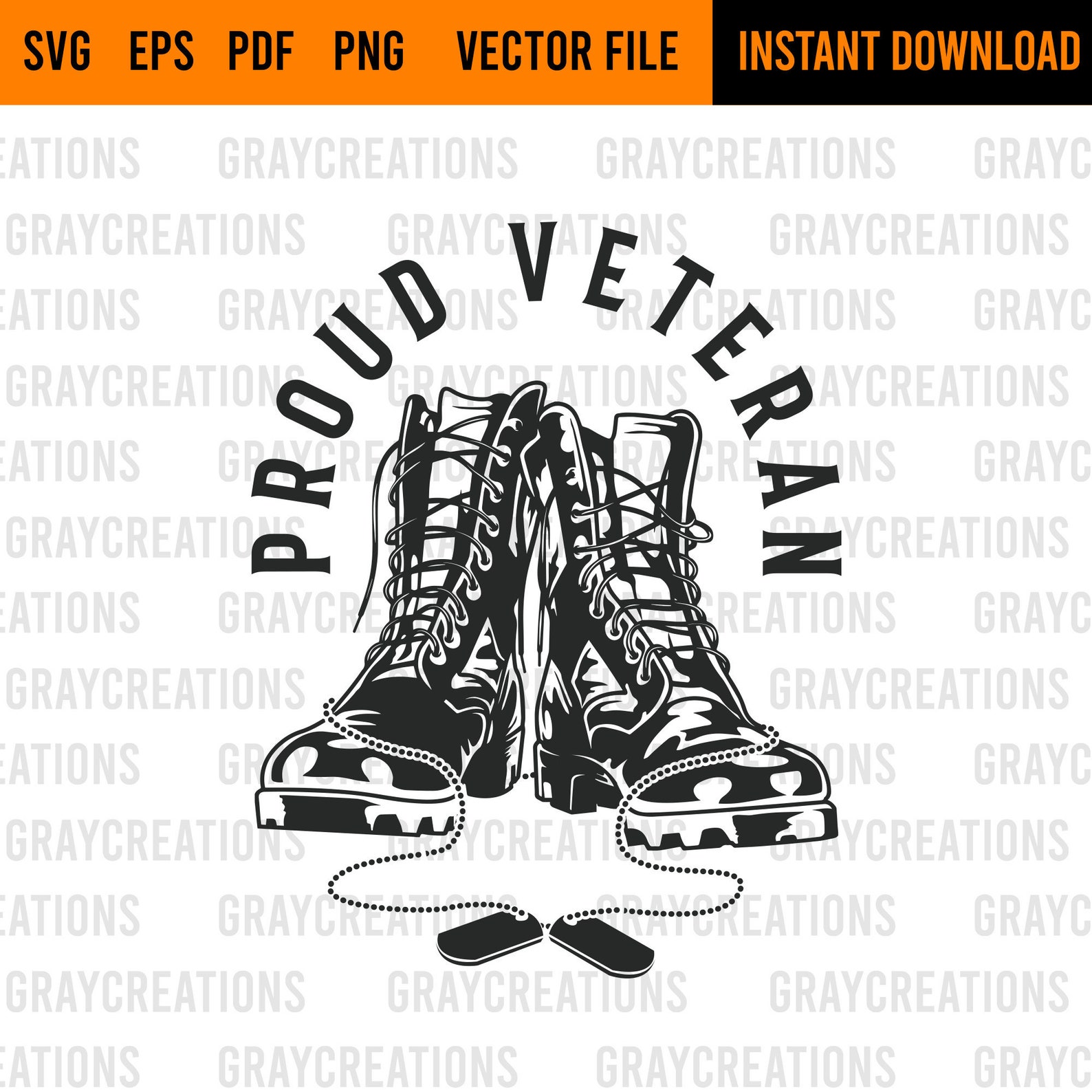 Veteran Combat Boots and Dog Tag Svg / Us Army Veteran Svg / Etsy