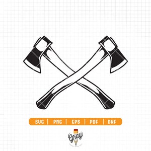 Lumberjack Axe svg, Lumberjack svg , crossed axe, lumberjack sports ,logging clip art , printable , cricut ,silhouette,png pdx dxf eps