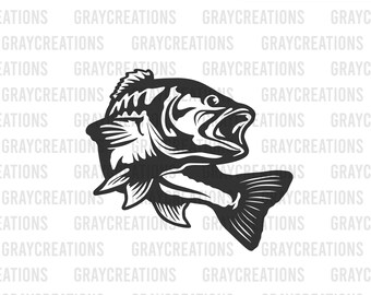 big mouth fish on pole svg fishing svg,fish svg,fisherman svg,fishing clipart,fishing