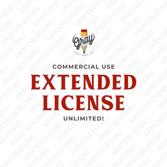 EXTENDED LICENSE - Unlimited Personal and Commercial Use