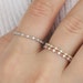 Thin 14K Gold Women Ring, Stackable Eternity Rings, Initial Wedding ...