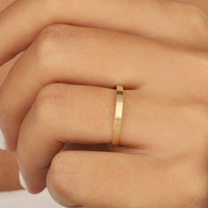 Unique Dainty Eternity Rings, Initial Rose Gold Women Rings, Solid Gold Women Rings, Dainty Engagement Rings, Gift For Her, Mother Gifts