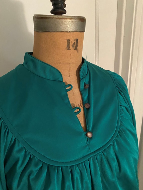 Emerald green dress
