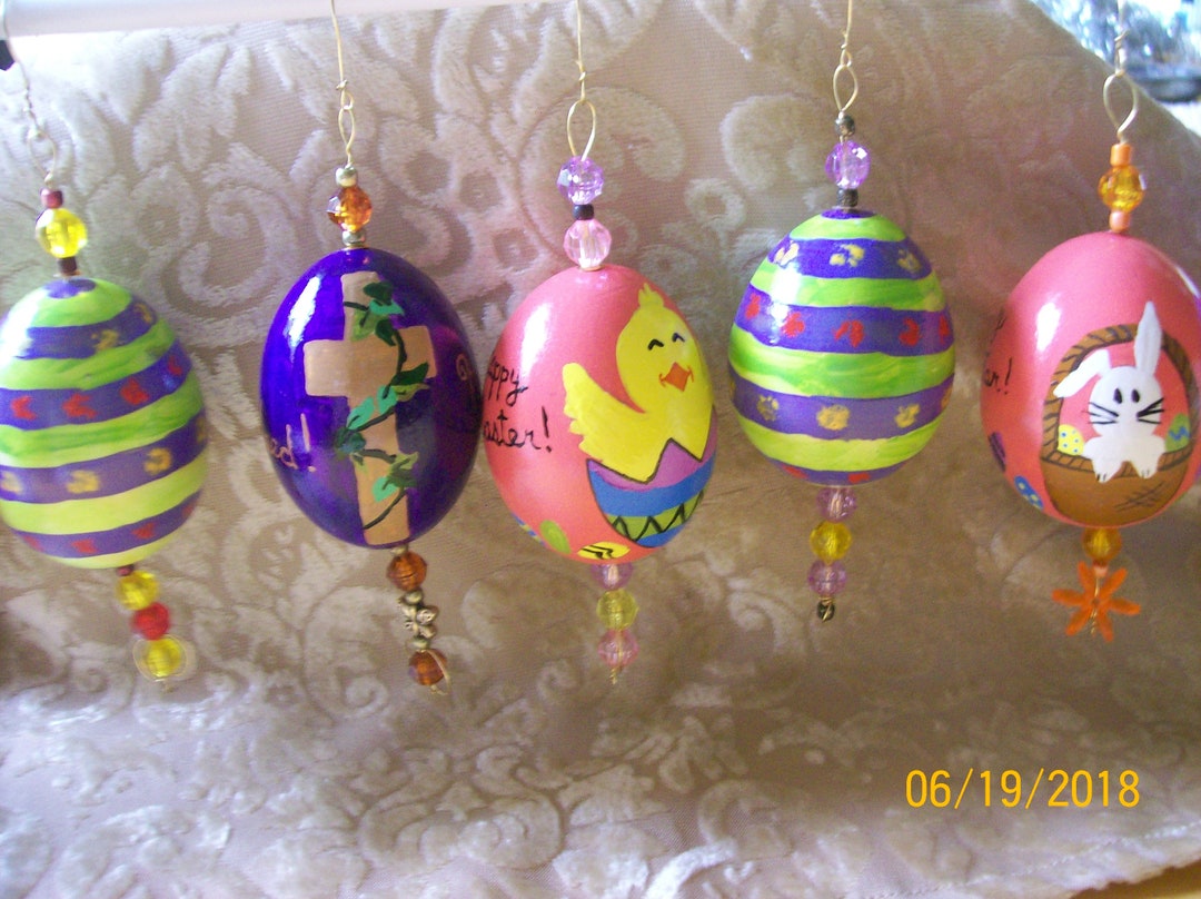 Hand Painted Chicken Egg Etsy