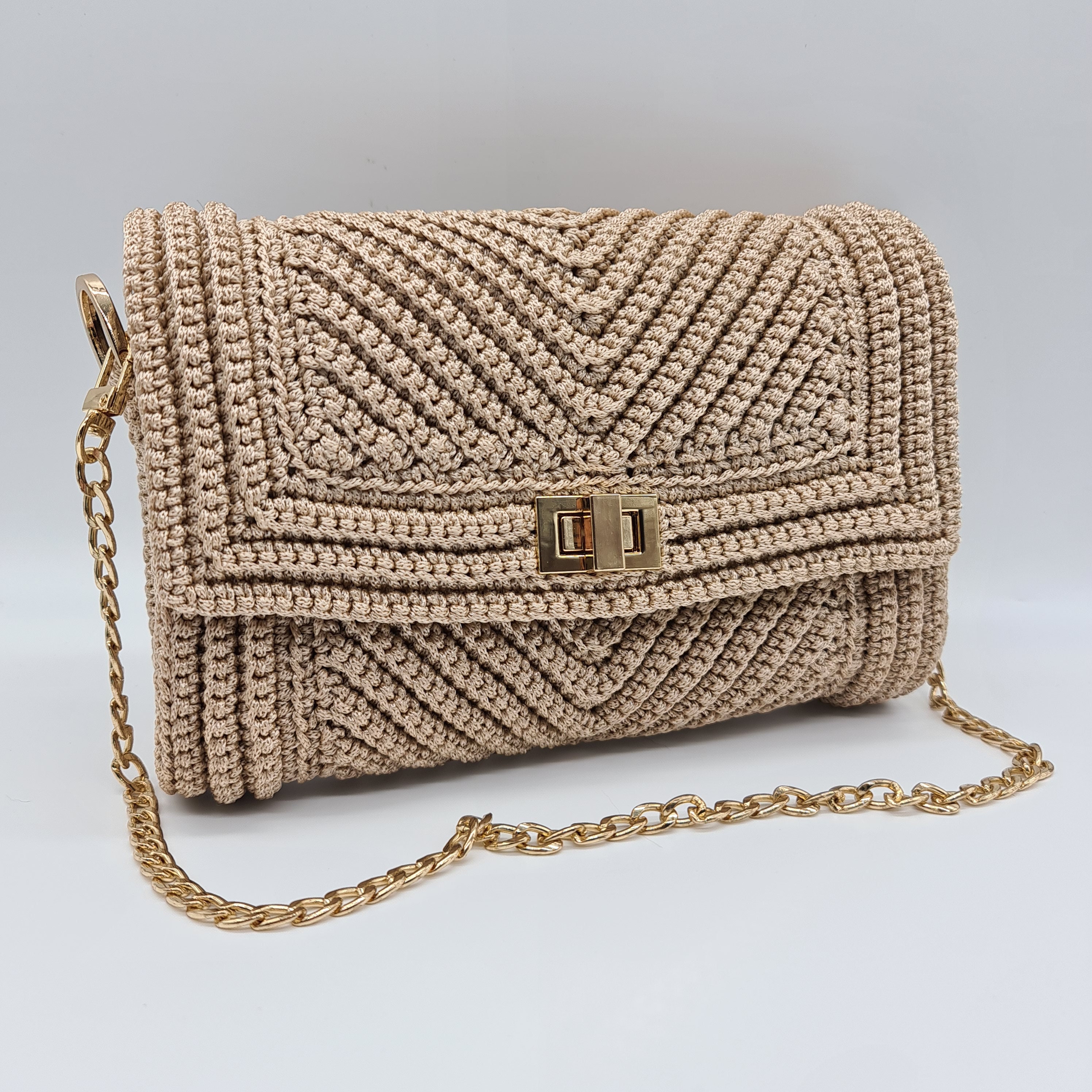 Crochet Pattern (english): Elegant Crochet Bag / Shoulder Bag