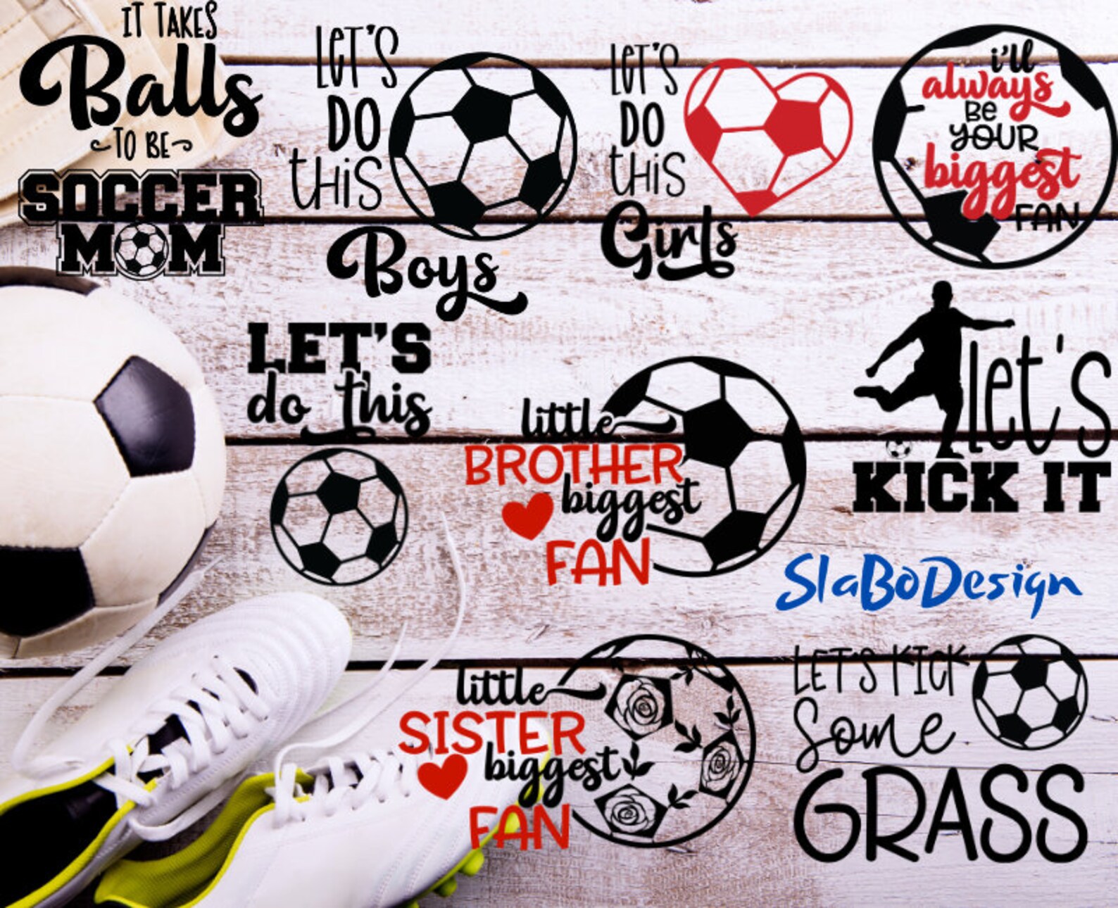 Download Soccer SVG Bundle Soccer Mom Soccer Dad Soccer T-shirt | Etsy