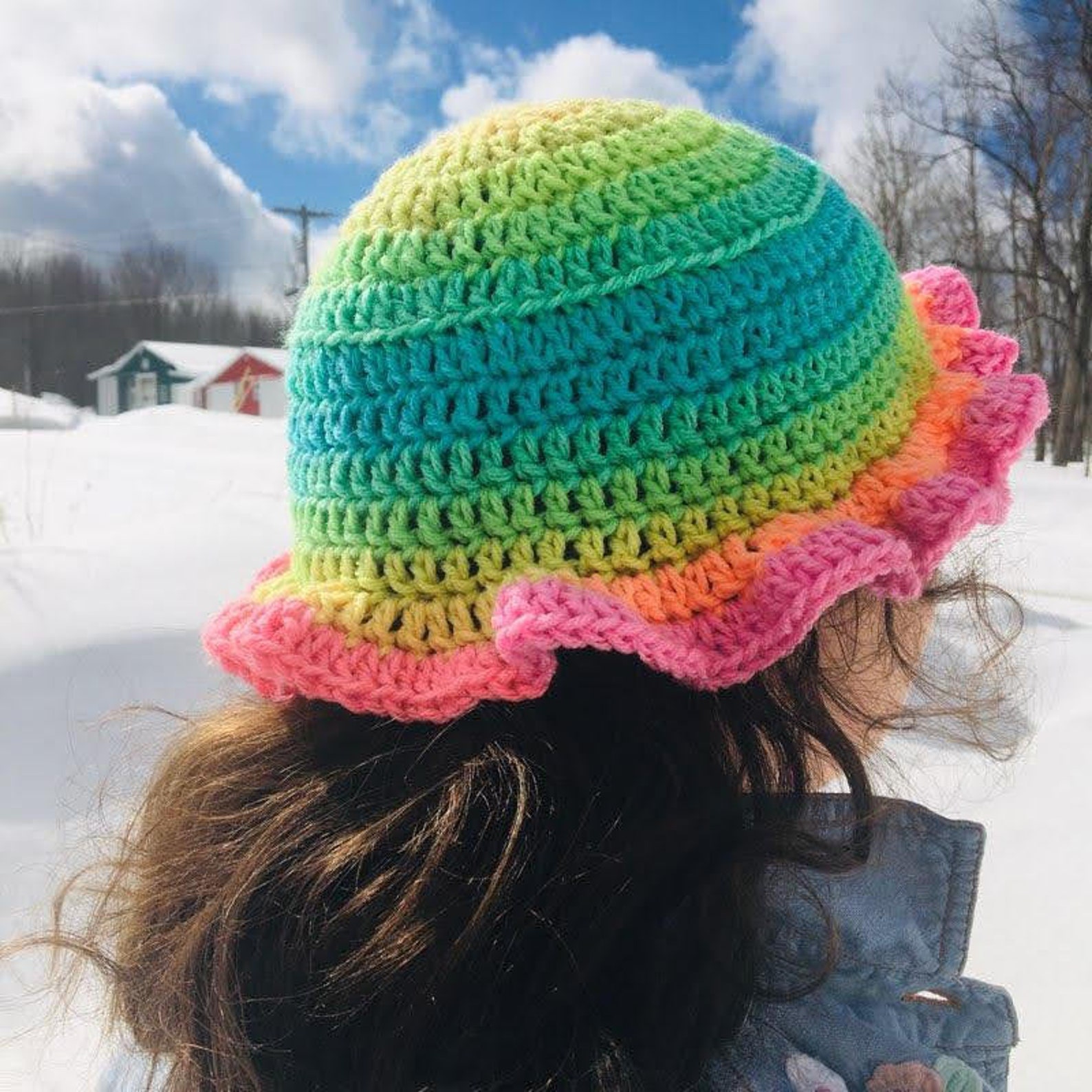 PDF Digital Download Crochet Bucket Hat Pattern Etsy