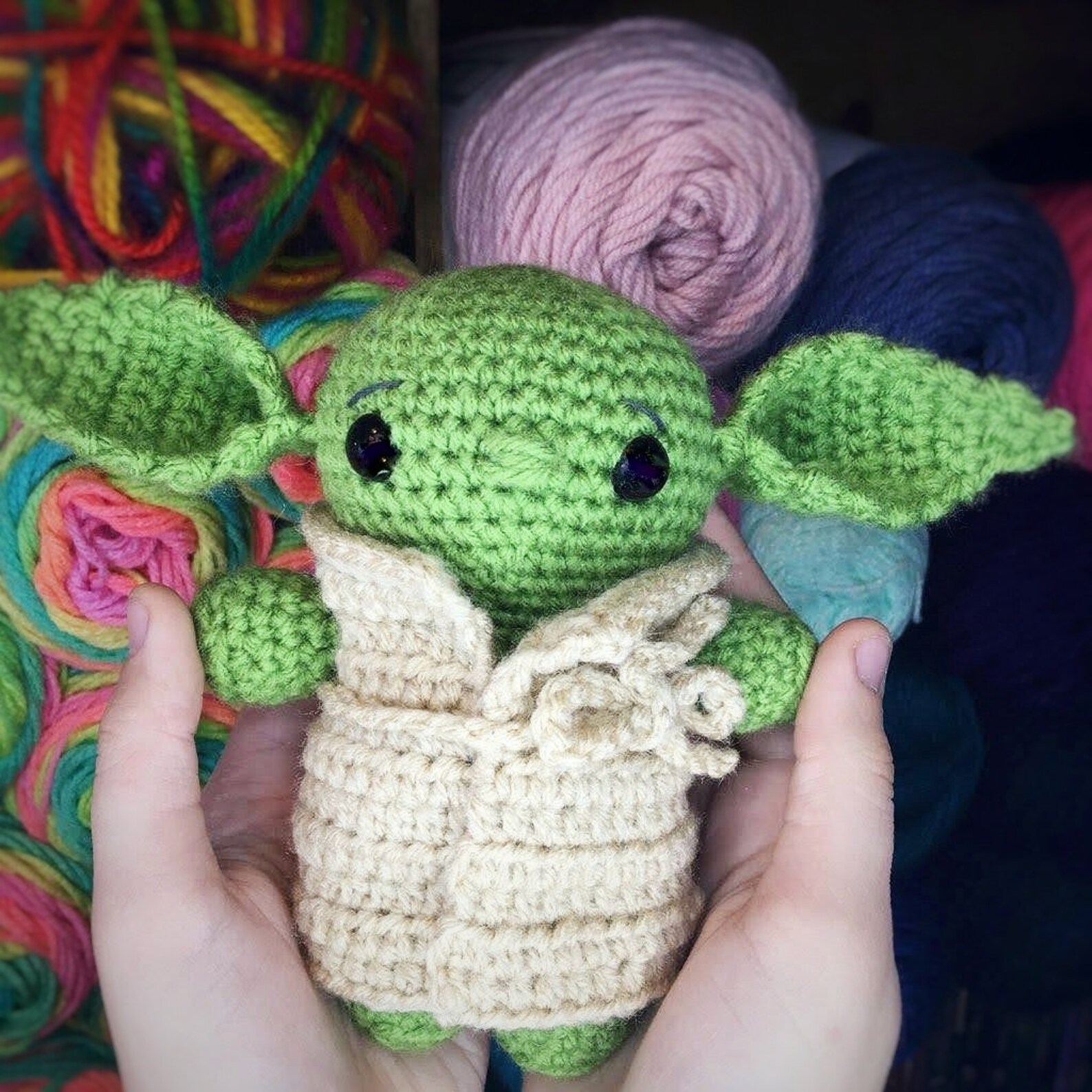 Crochet Child Yarn Toy Little Green Alien Hatching Alien Etsy