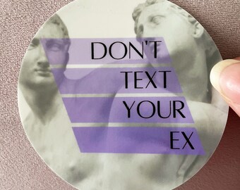 Don't Text Your Ex Sticker