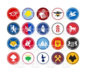 20 Premier League 24/25 Icons Vector Pack | Digital Download