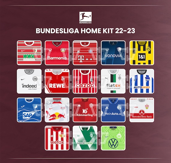 All the new Bundesliga jerseys for the 2022/23 season