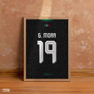 Mexico World Cup 2026 - Home, Away, Third Kit Nameset | Vector Pack I Digital Jersey | Football Printable image 9