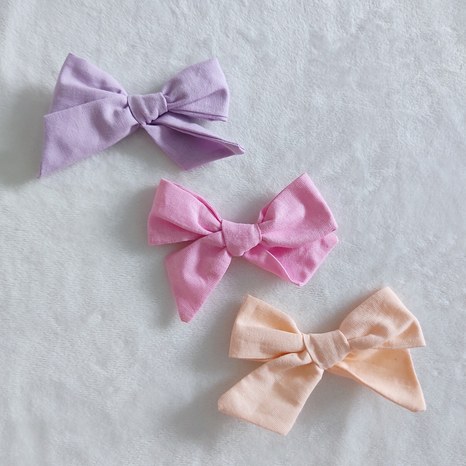 Puppy Bow Dog Hair Bow New Puppy Gift Set of 5 Fabric Etsy