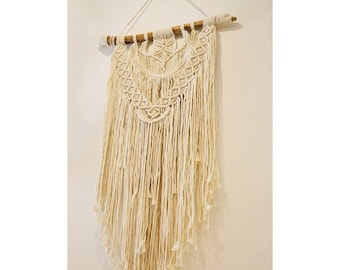 Large macramé wall hanging