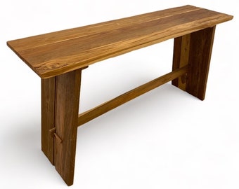 Consolle in teak riciclato