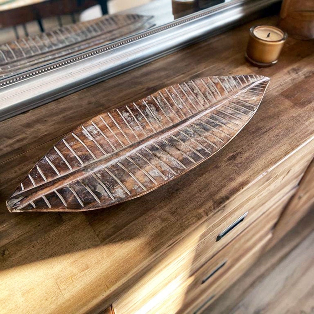 Vide-Poches Feuille de Bananier, Vide-Poches Sculpté