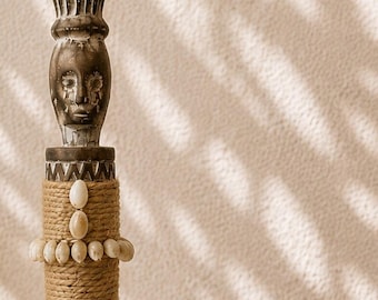 Sumba statuette, primitive art, stone statuette