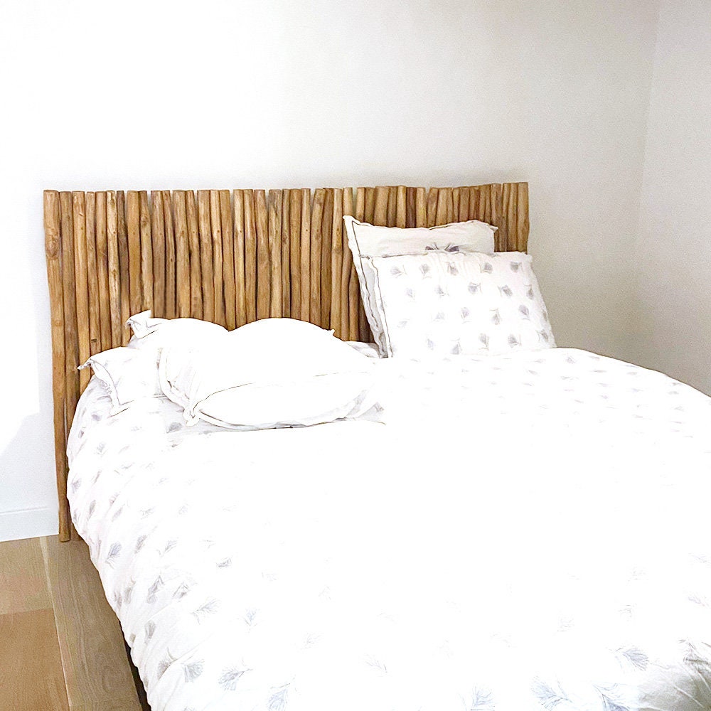 Tête de Lit en Branches Teck