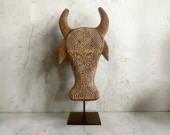 Ethnic buffalo head, 45 cm