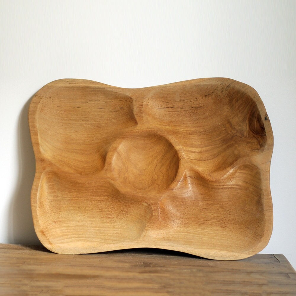 Plateau Apéritif en Teck, Plat Apéritif, Assiette Tapas