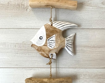 Whitefish & Driftwood Hanging Decoration