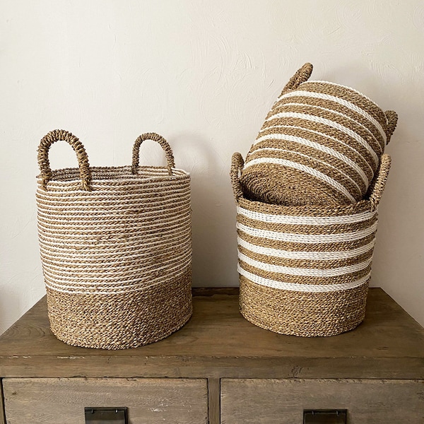 Seagrass Basket Etsy