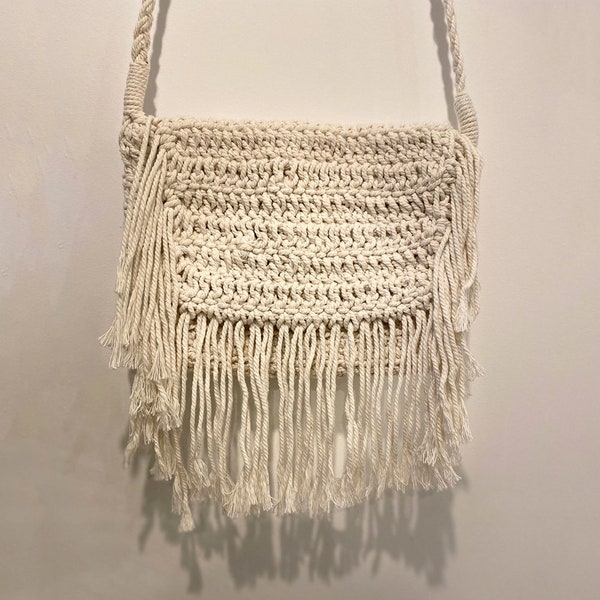 Sac à main en macramé