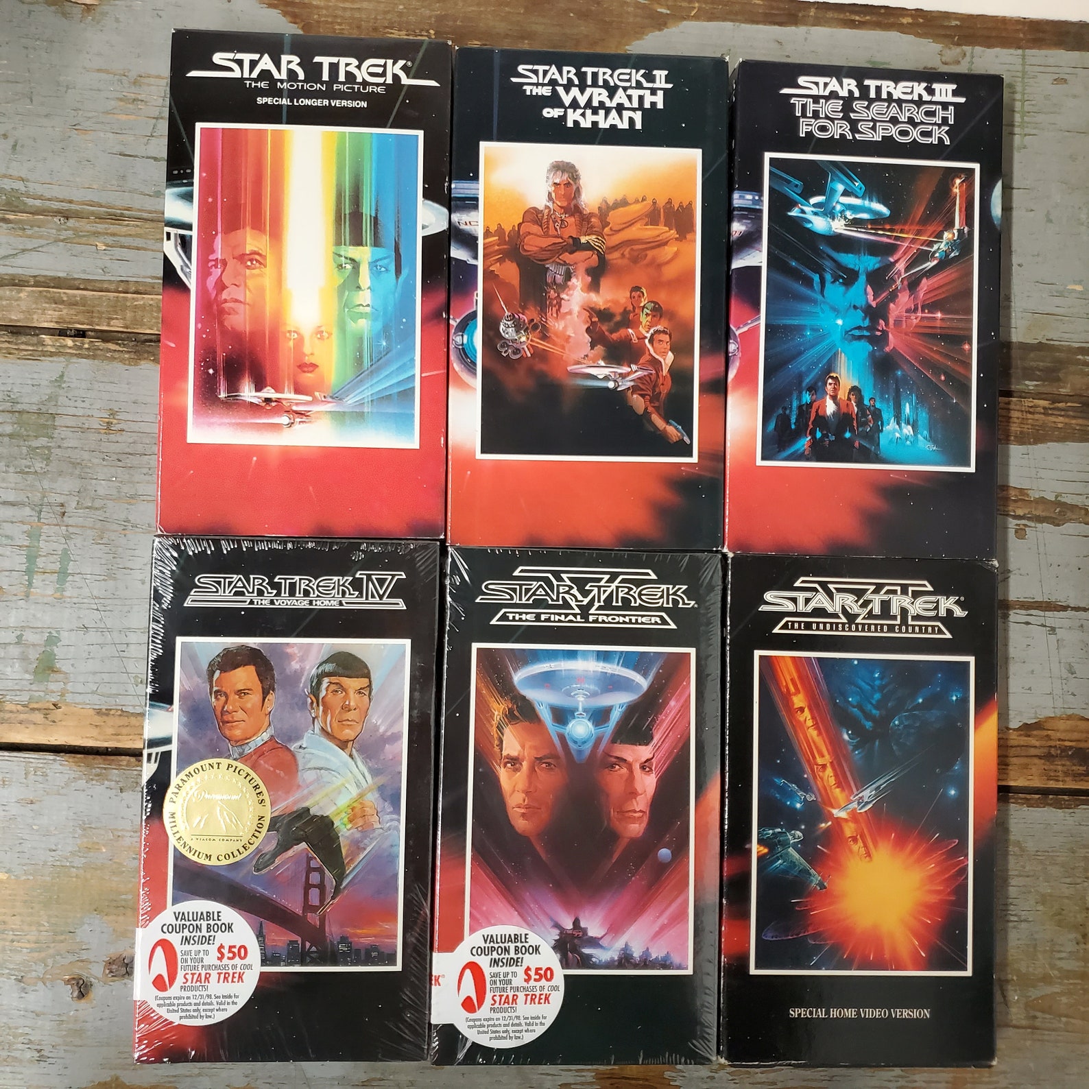 Star Trek The Movie Collection VHS 1993 Etsy