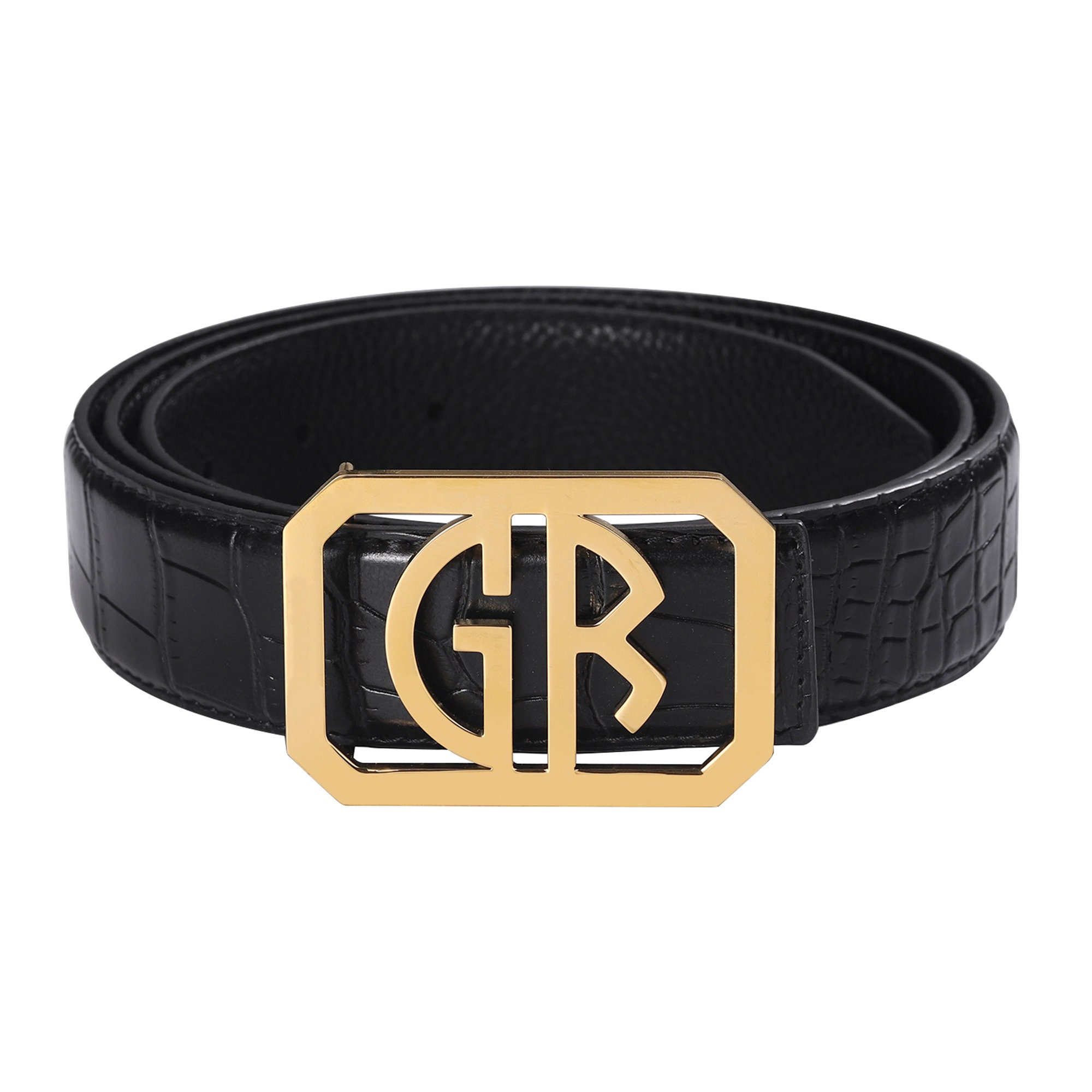 Monogrammed belt discount