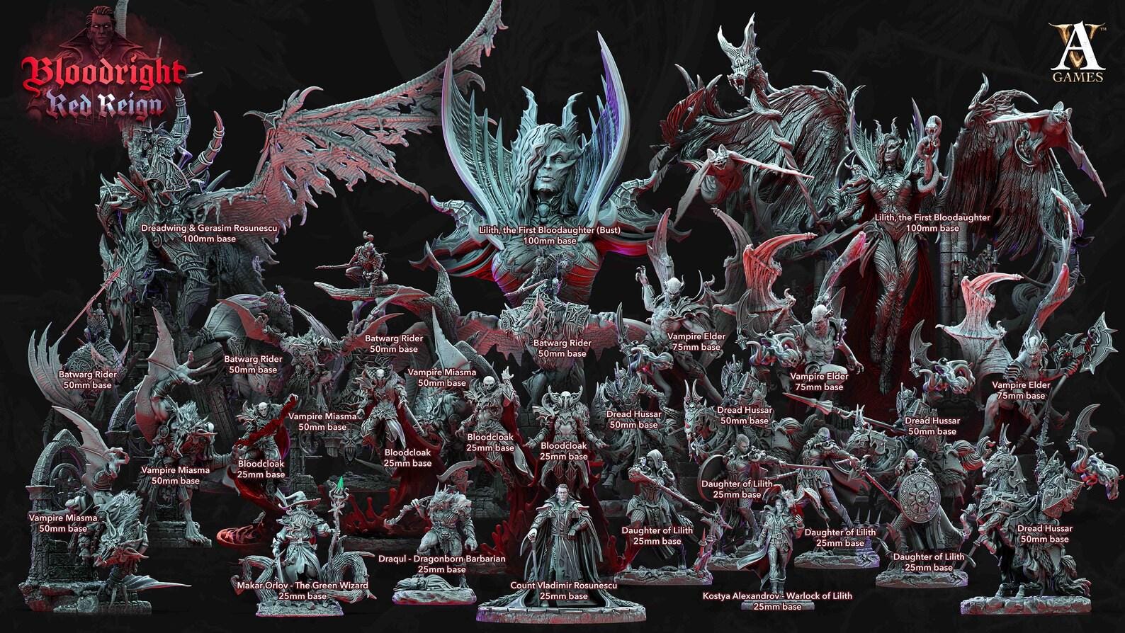 Dire Bat Riders - Etsy