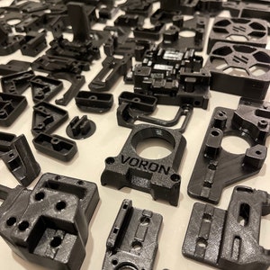 Voron Trident Toutes les pièces imprimées PA-CF Nylon Fibre de Carbone Renforcée