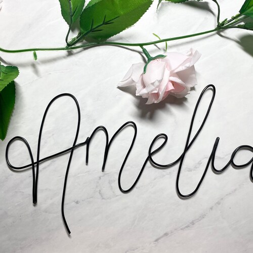 Wire Words Home Decor Hallway Sign Entrance Sign Etsy