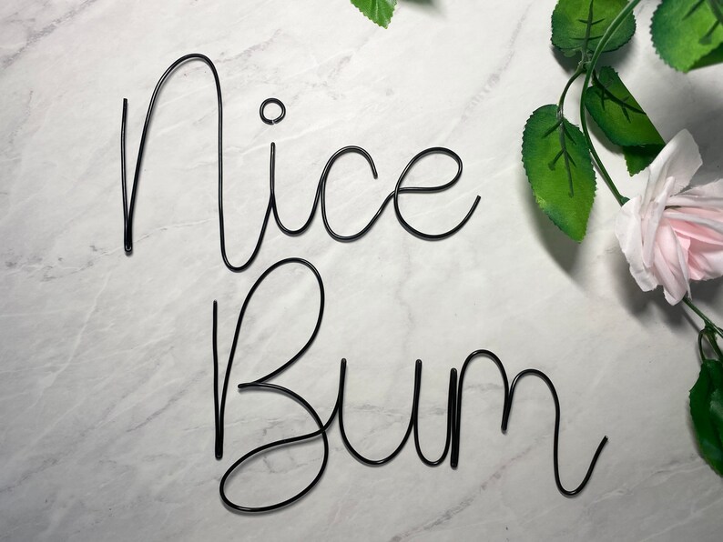 Wire Words Home Decor Hallway Sign Entrance Sign Etsy UK