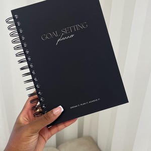 Goal Setting Planner | Undated Planner, Daily Planner, Productivity Planners, Habit tracking, Goal Journaling, Daily Weekly Monthly Planner