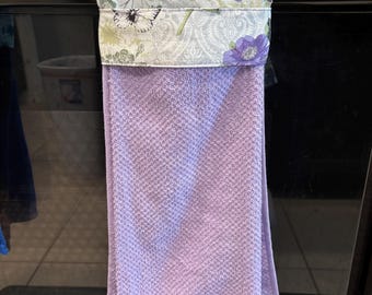 Dish towel with hanging loop, kitchen tea towels, stove oven handle cloth, home decoration, hostess new home gift