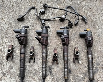 Complete set of fuel injectors for Saab 1.9 TiD