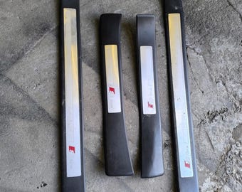 Genuine Audi S-Line interior door sill trim set (trim strips)
