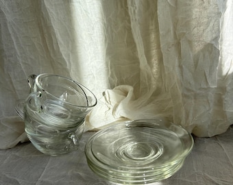 Lot De 4 Verres Duralex Ambré – Vintage Années 70, Bon état