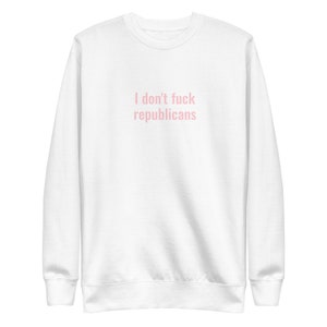 Bluza polarowa unisex - Nie rucham republikanów zdjęcie 1