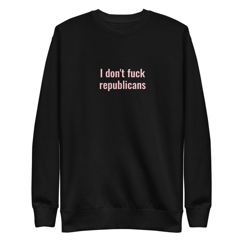 Bluza polarowa unisex - Nie rucham republikanów zdjęcie 2