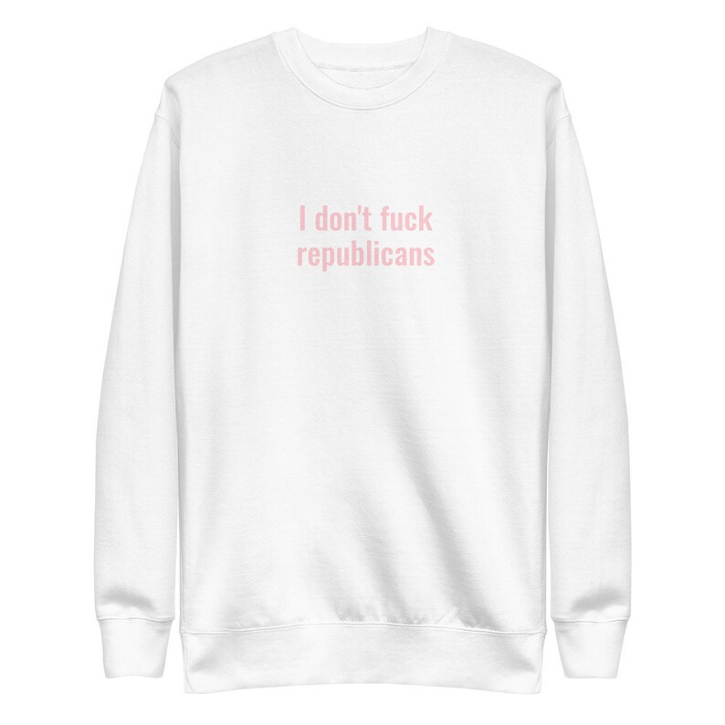 Bluza polarowa unisex - Nie rucham republikanów zdjęcie 1