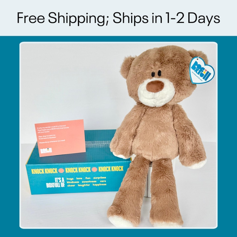 Hug in a Box – Long Distance Teddy Bear Gift Bild 4