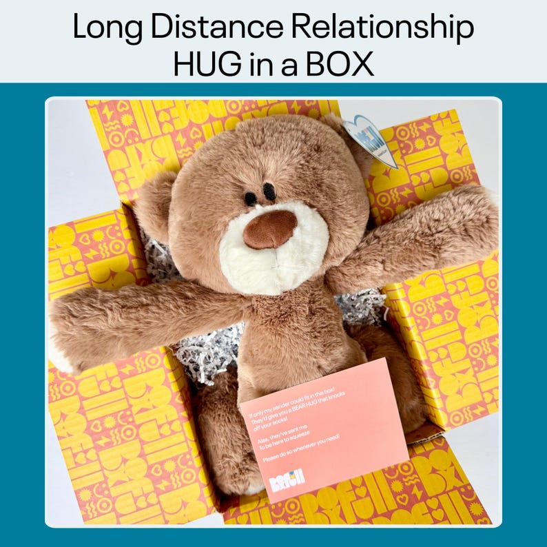 Hug in a Box – Long Distance Teddy Bear Gift Bild 2